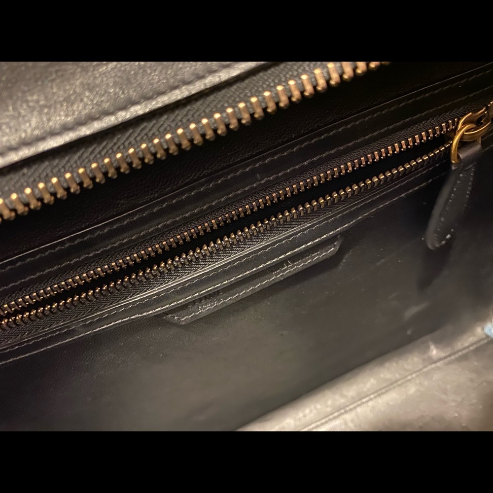 Celine Micro Luggage Handbag smooth calfskin black - Picture 7 of 10